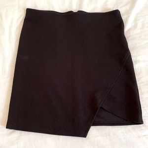 Black Mini skirt with cutout